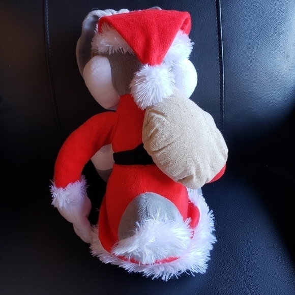 Warner Bros Looney Tunes Bugs Bunny Santa Claus Plush Stuffed Animal Christmas - Picture 5 of 10